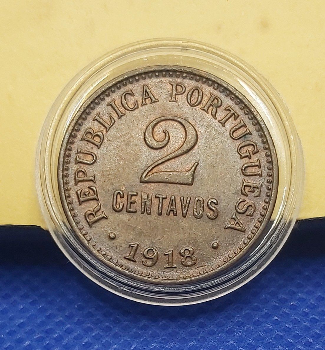 moeda de centavos bronze