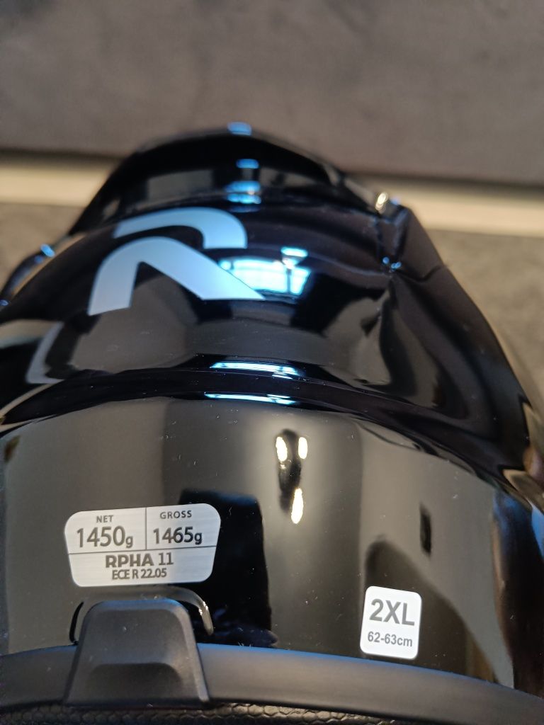 Kask HJC RPHA 11  Black Metal rozmiar XXL pinlock