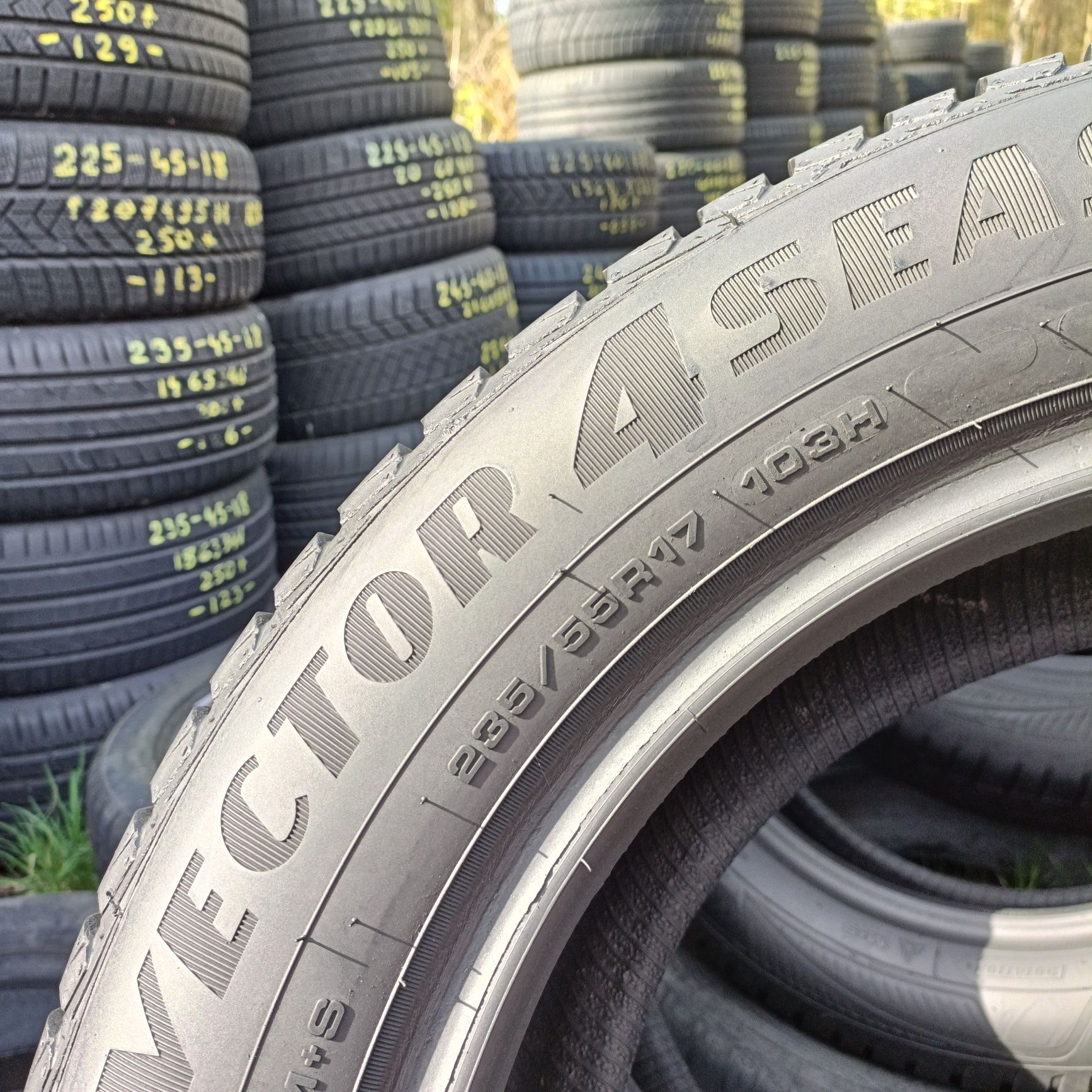 235/55r17 Goodyear Vector 4 seasons gen 2 z 2019r 7.5mm jak nowe