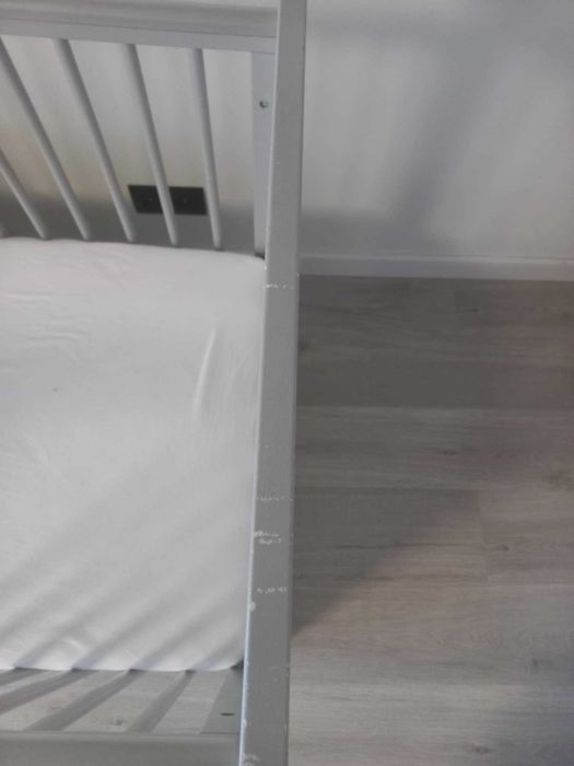 Łóżeczko niemowlęce 120x60 KLUPŚ + materac