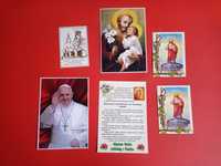 Obraz, obrazki, papież Franciszek, św. Józef, Żorska Matka Boska