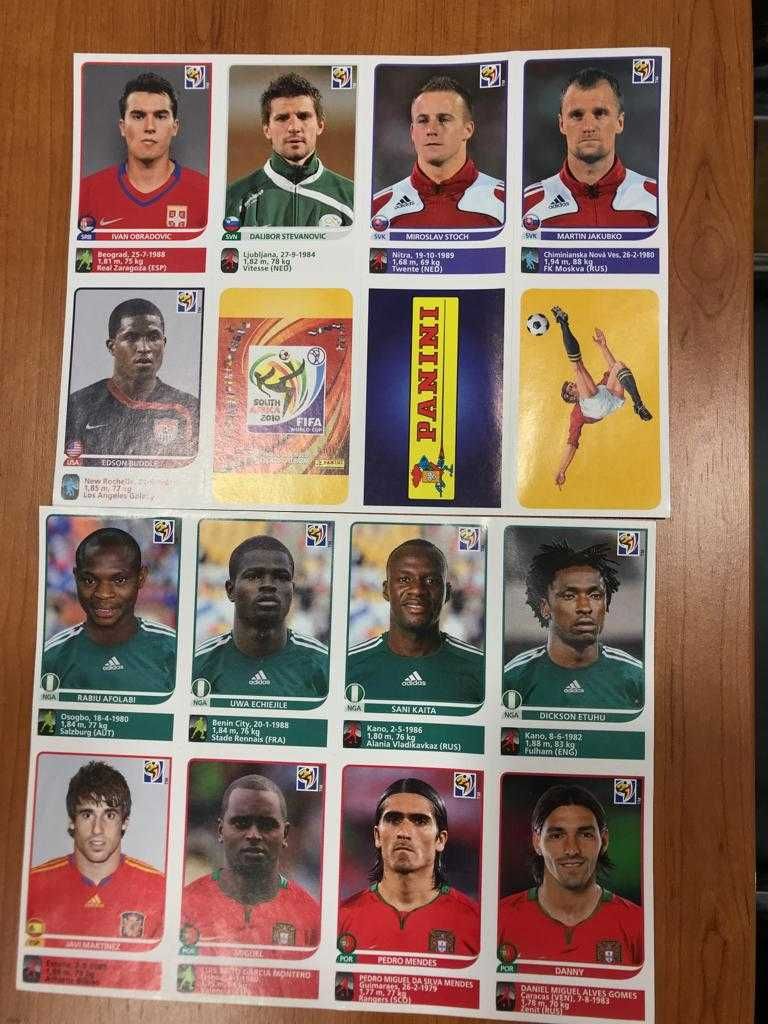 PANINI 80 EXTRA CROMOS PANINI WORLD CUP MUNDIAL SUDAFRICA 2010