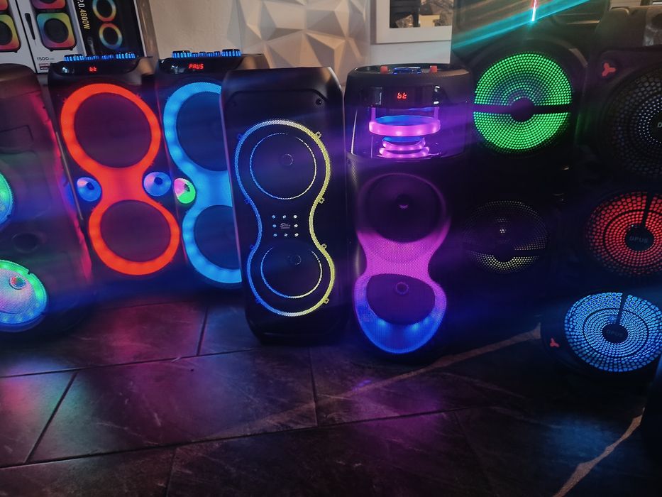 Duże  głośniki, kolumny bluetooth
