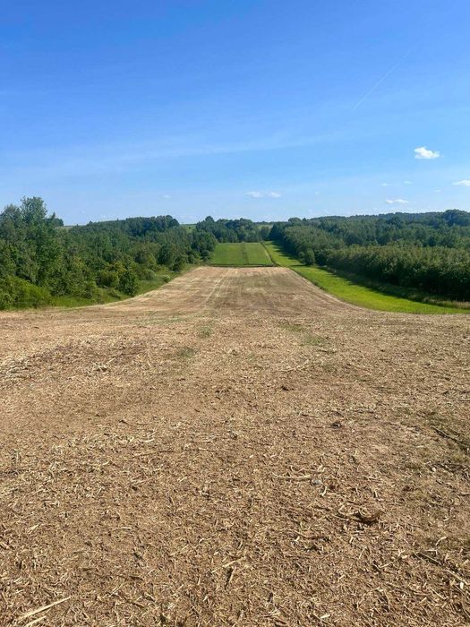 Mulczowanie karczowanie wycinka samosie teren podfarmy fotowoltaiczne