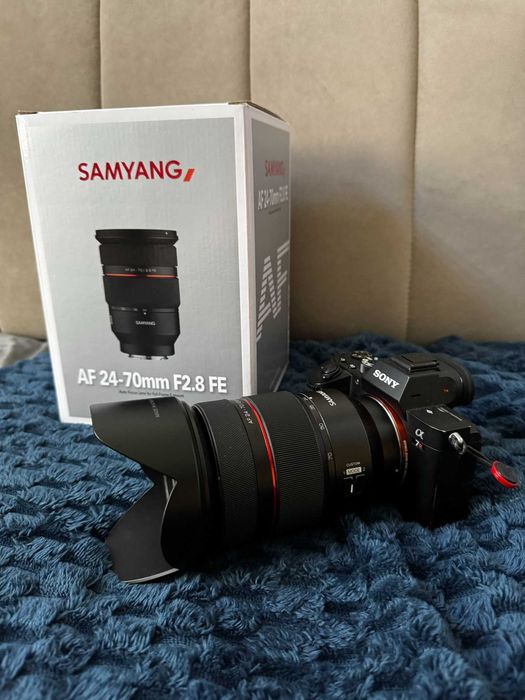 Zestaw sony a7 iv + samyang 24-70 f2.8