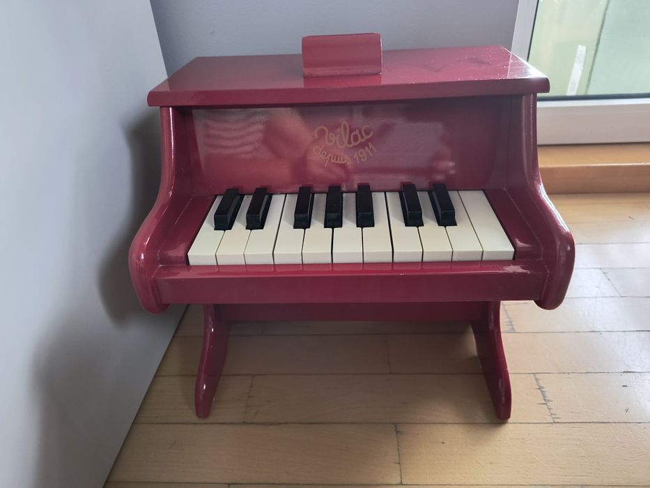 Pianino Vilac oryginalne czerwone dla dzieci