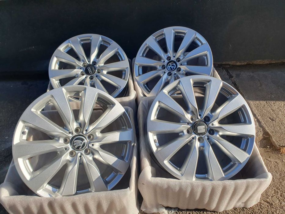 A19# Alufelgi Uzywane 19" 5x112 8J Et38 Skoda Seat Audi Vw