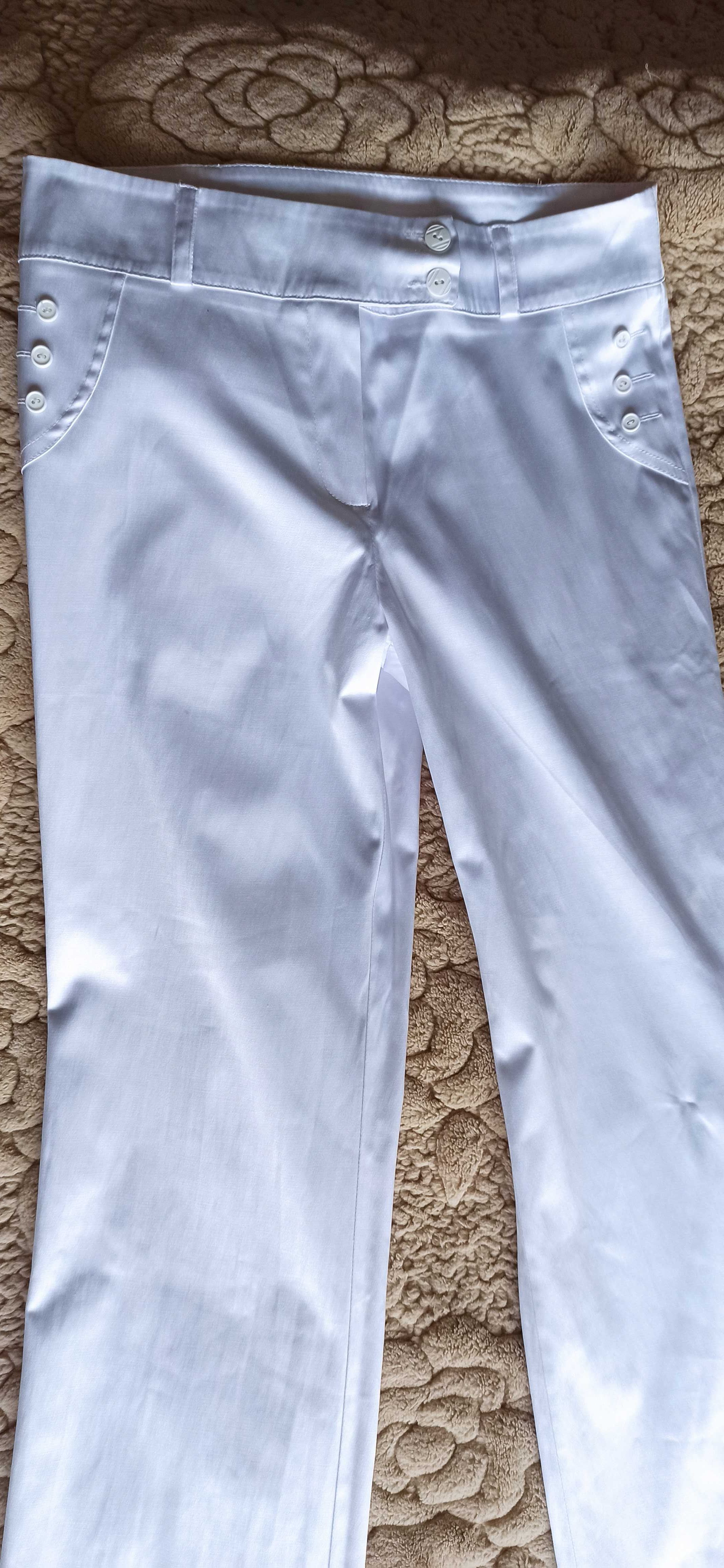 Spodnie białe na lato - roz. 38