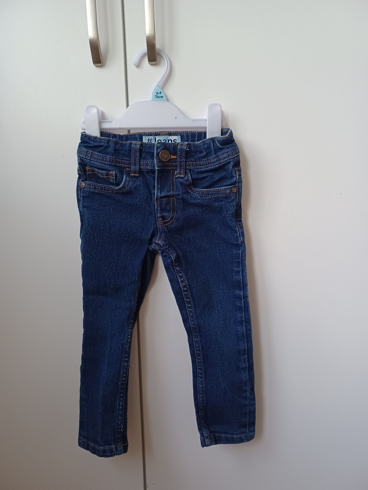 Spodnie dżinsowe chłopięce jeansy c&a Palomino 92