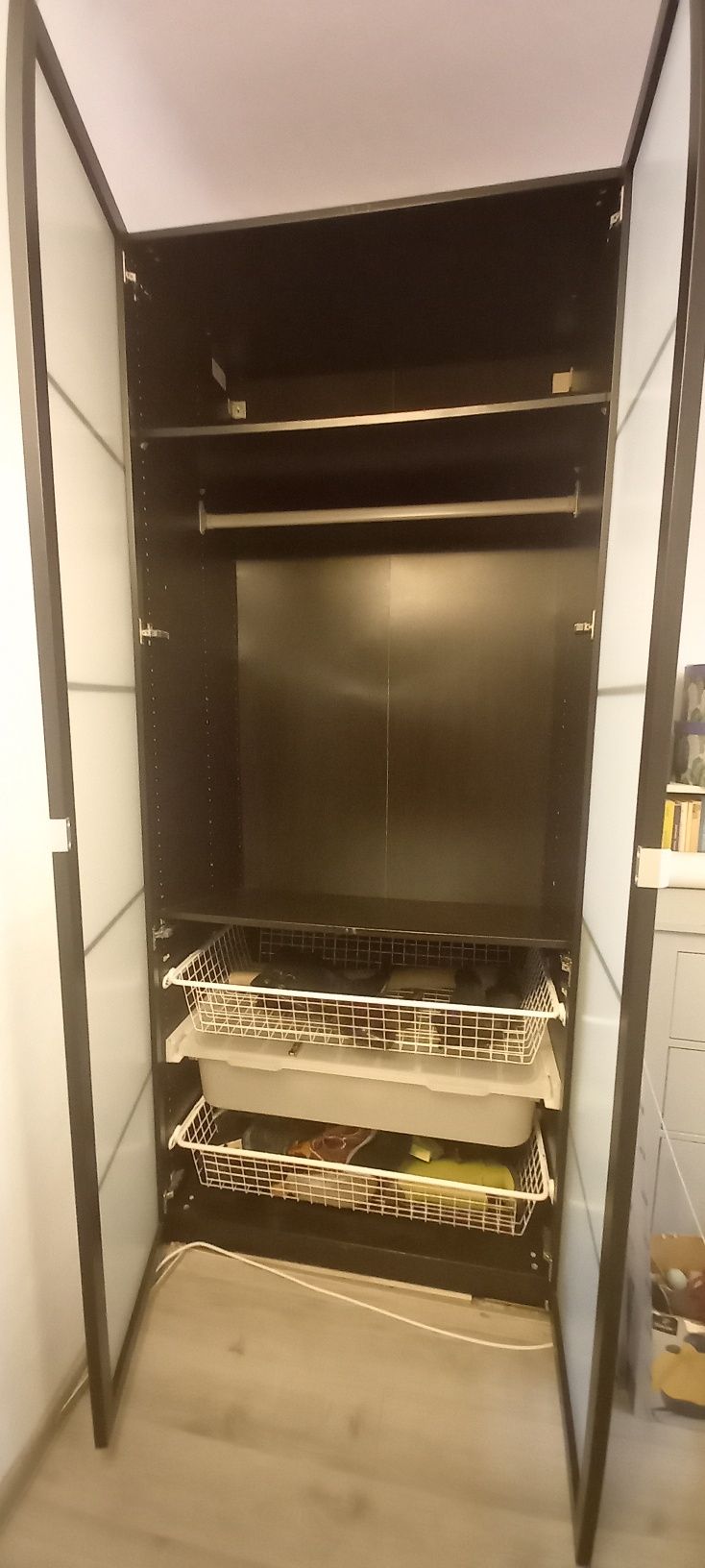 Ilea obudowa szafy Pax 100x237 kolor czarnobrąz