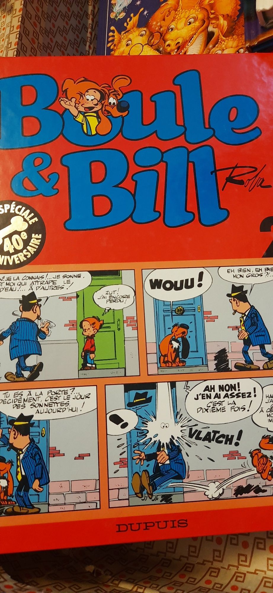 Komiks Boule & Bill numer 4 i 2 wyd. po francusku