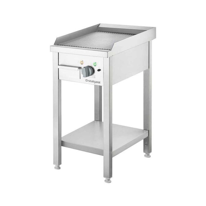 NOWA Płyta grillowa ryflowana grill 4kW 400x700x850 400V STALGAST