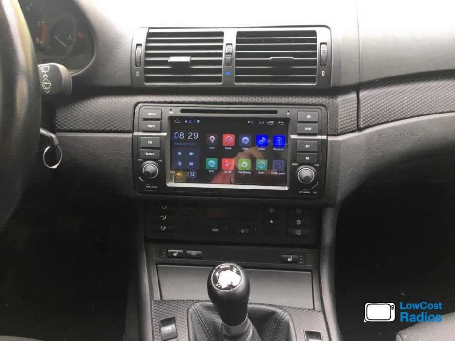 Rádio BMW E46 - IMITAR ORIGINAL • Android • 2DIN 7" Wifi GPS Serie 3