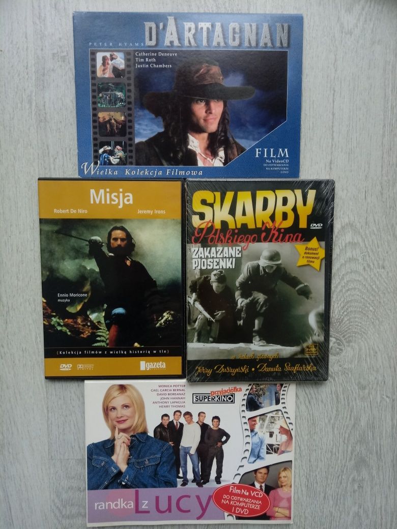 Płyty DVD - 4 filmy za 15 zł