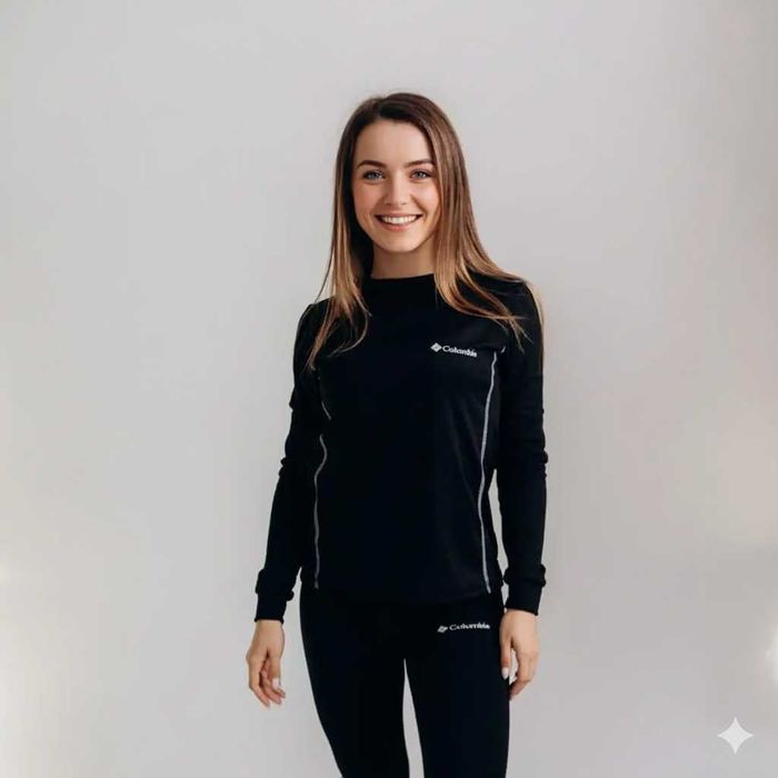 S-XL Columbia тепла жіноча термобілизна комплект, Thermolite зима