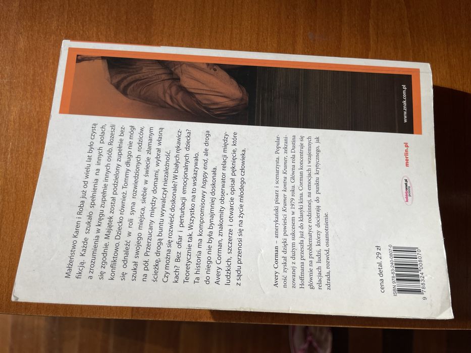 Ksiazka „Rozwód doskonaly” Avery Corman