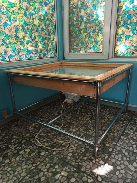 Стаціонарна пісочниця з підсвіткою для арт-терапії / сенсорної терапії