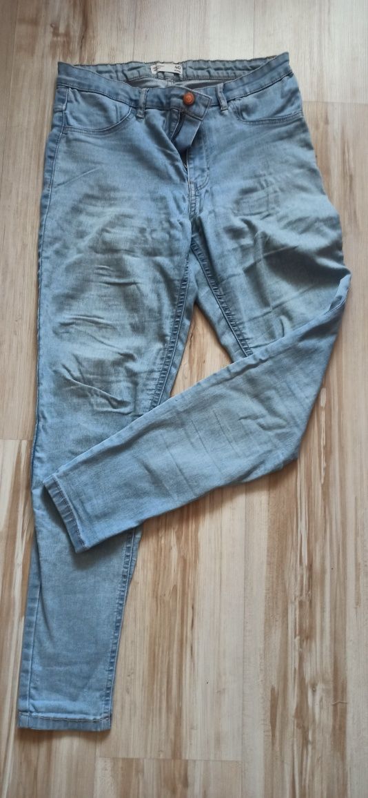 Spodnie leginsy jeansowe
