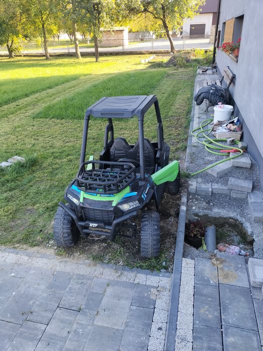 Super muster buggy utv elektryczny 24v dla dziecka quad elektryczny