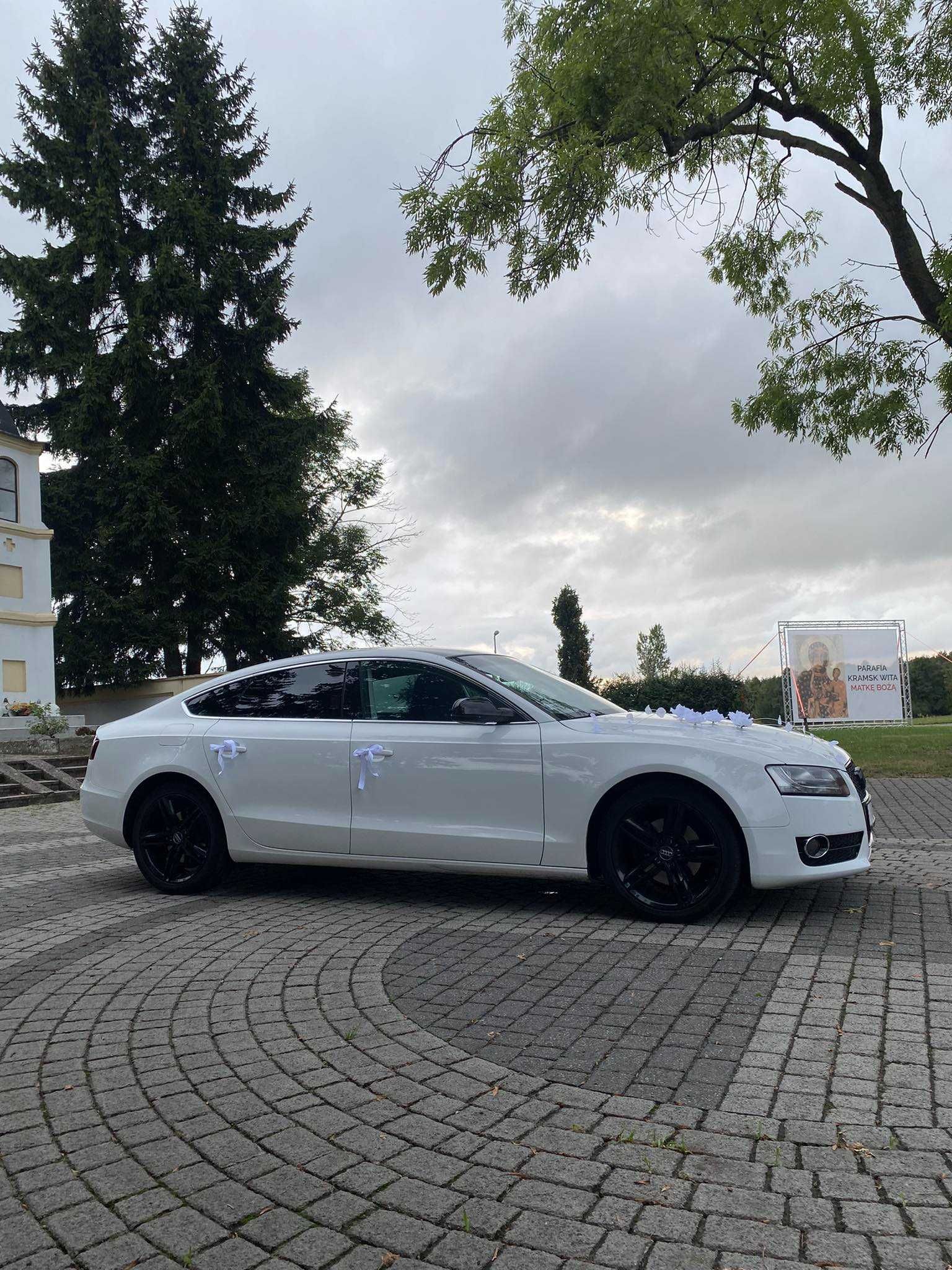 Piękne białe Audi A5 Sportback - auto do ślubu, Wolne Terminy! 500 zł!