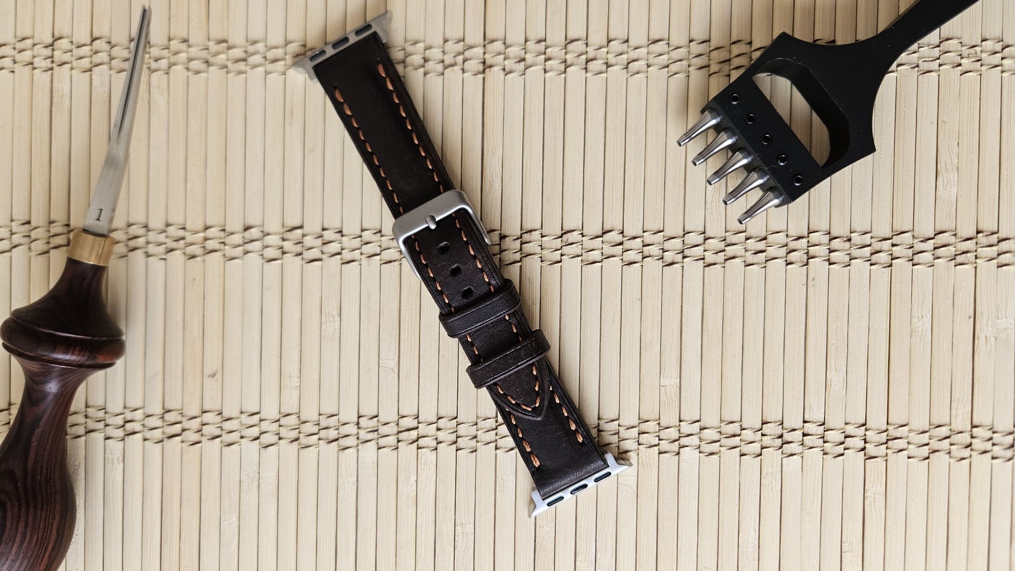 Borubar Skóroszyj - pasek do zegarka/ smartfona Apple Watch