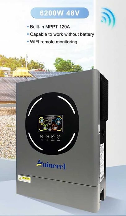 в Наявності Гібридний Інвертор Aninerel 6.2kw 48V