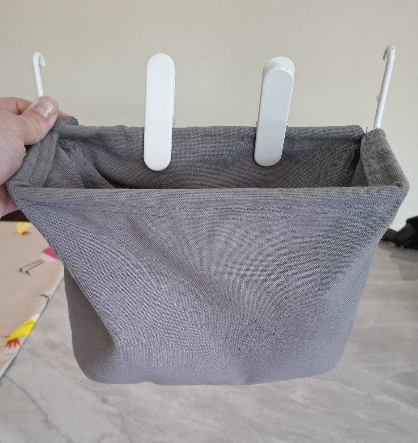 Bolsa acessório com 2 ganchos + 2 Prendedores (Placar de parede Ikea)