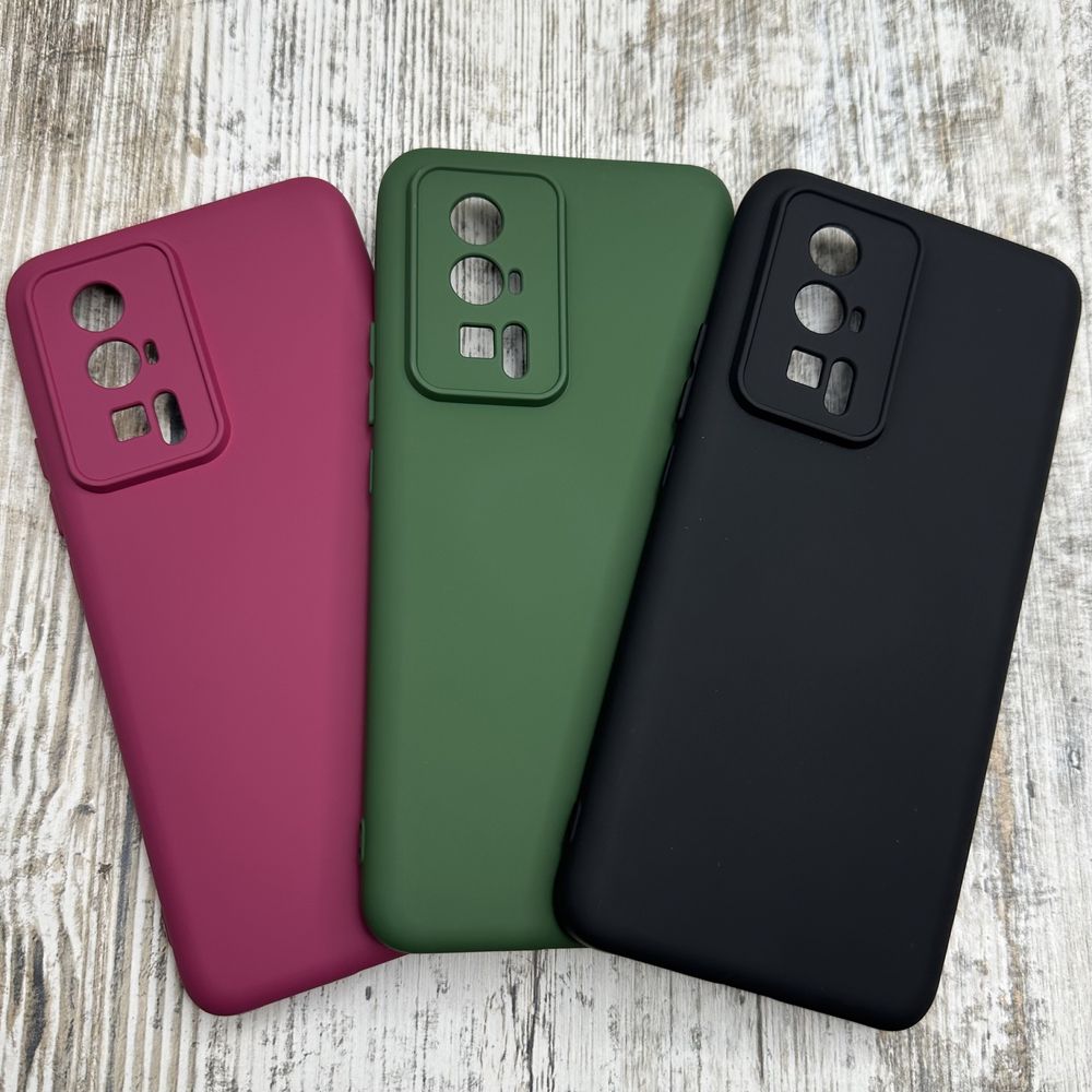 Чехол софттач Silicone Case на Xiaomi Poco F5 Pro. Микрофибра