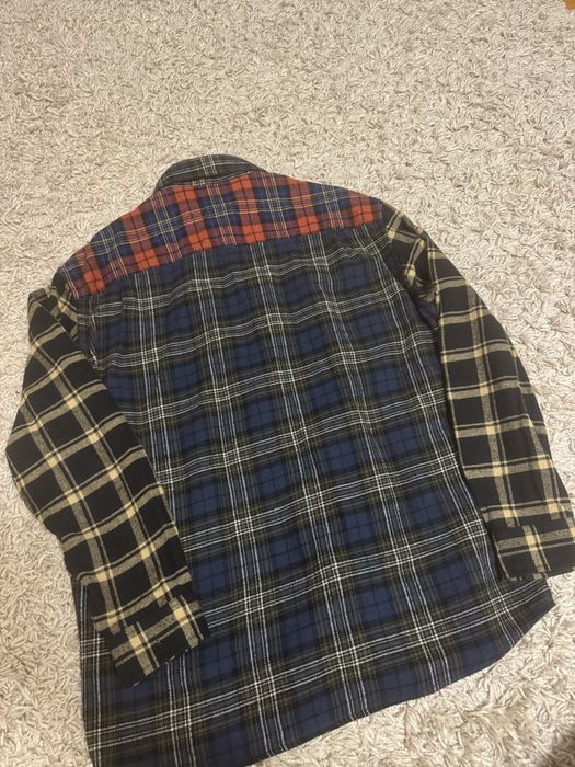 Сорочка рубашка в клітинку картата H&M унісекс