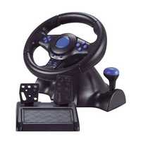 Руль с педалями 3в1 Vibration Steering wheel Игровой Геймпад PS2 / PS3