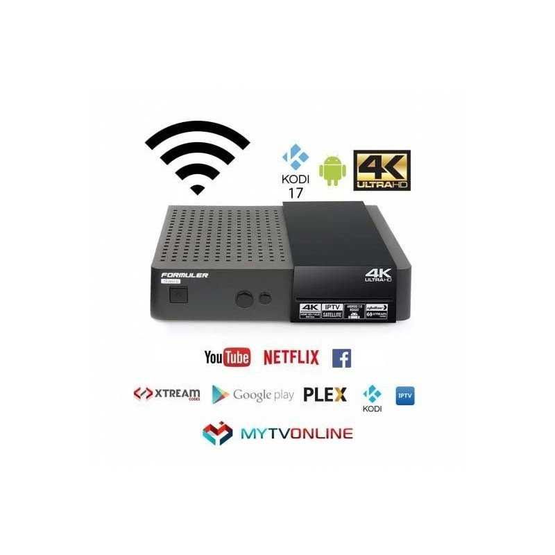 Box Tv Formuler S Mini 4K Android 7 Recetor SAT & IPTV