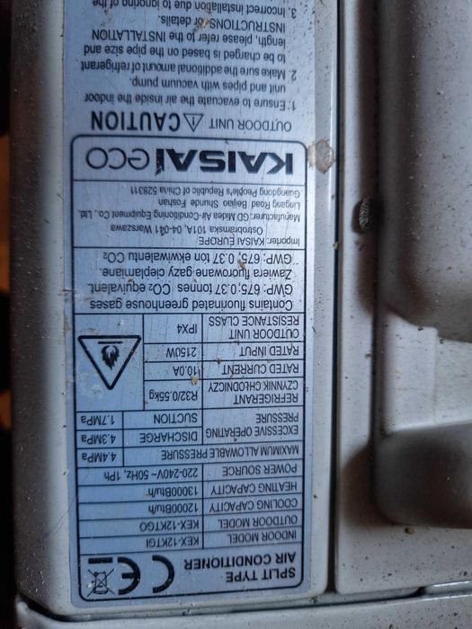 Sprzedam klimatyzacj