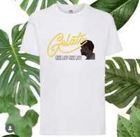 Biała koszulka T-shirt Taco Hemingway Gelato custom