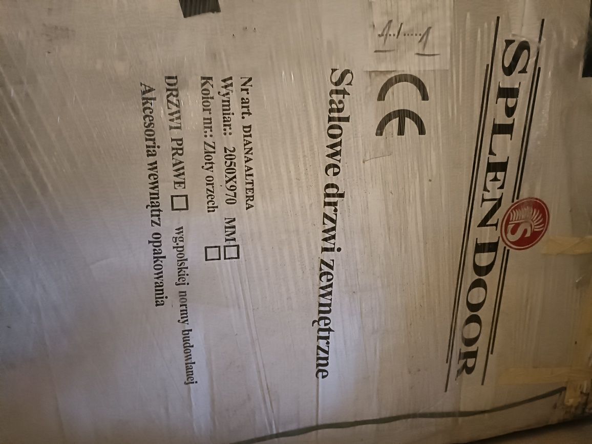 Drzwi zewnętrzne stalowe
