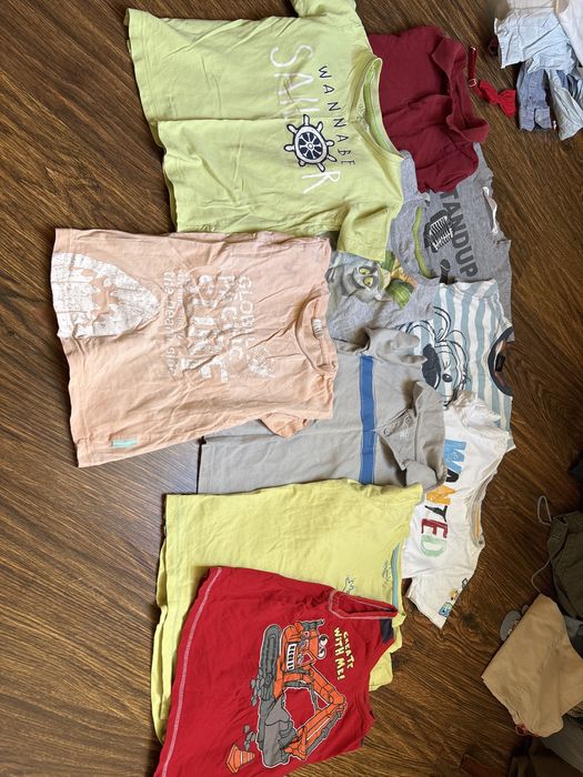 Koszulki dla chłopca 10 szt