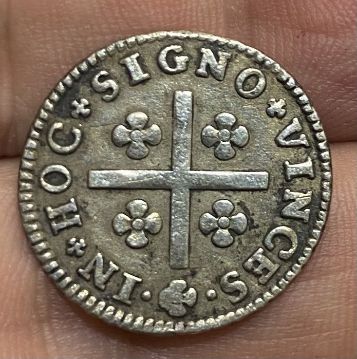 Moeda Tostao 100 Reis D JOAO V