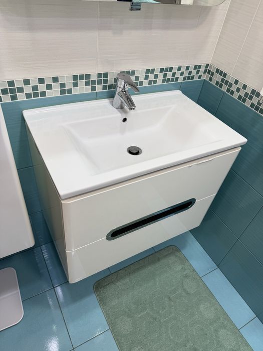 Подвесная тумба(75см) + умывальник