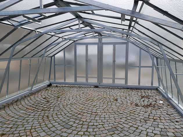 Szklarnia stalowa ogrodowa 4,9x6m Superszklarnie Szklarnia 6x4,90m