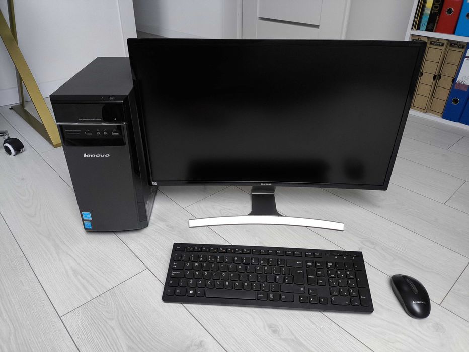 Mocny i szybki komputer z monitorem intel i5 dwa dyski SSD i Hdd