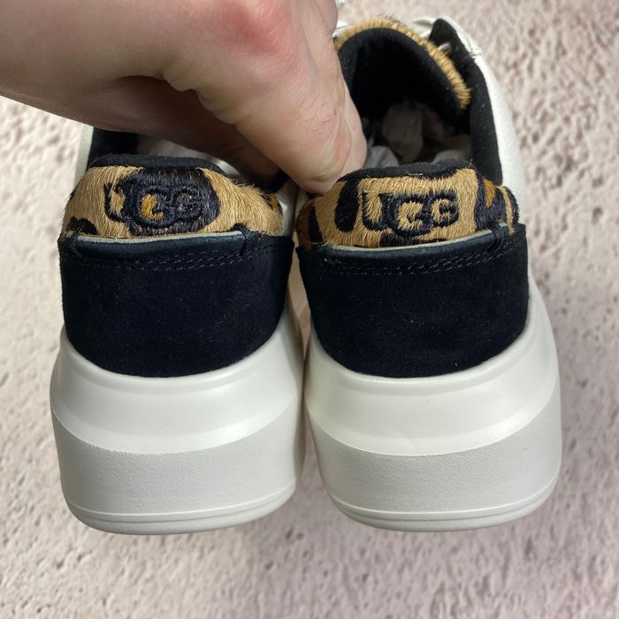 Оригінал нові жіночі кросівки UGG Scape Spotty Lace Natural Leopard