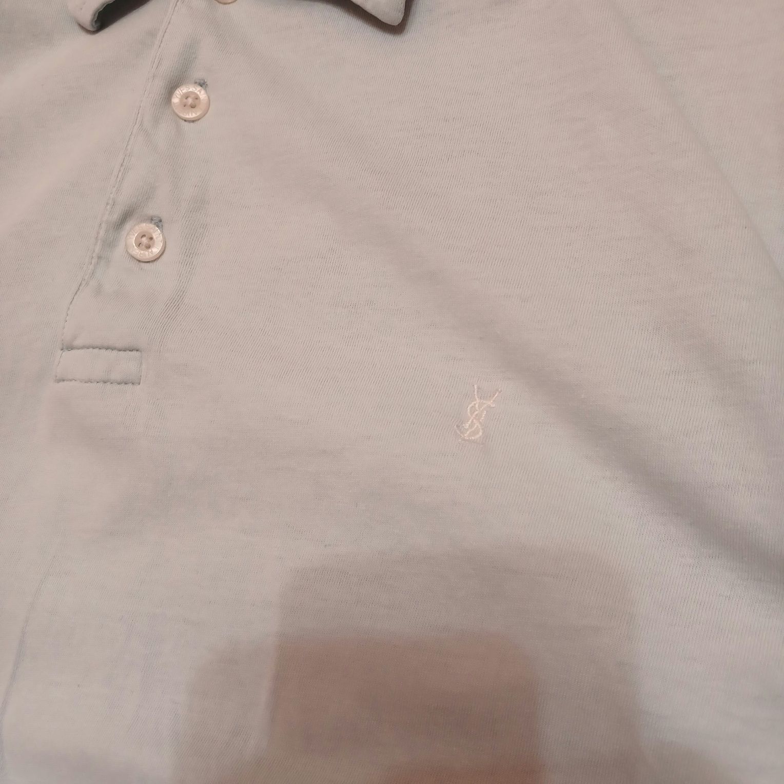 Футболка поло YSL Yves Saint Laurent y2k goldmoney polo рубашка