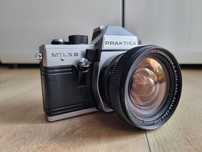 Lustrzanka PRAKTICA MTL 5B z Carl Zeiss Jena Flektogon 2.8/20MM M42