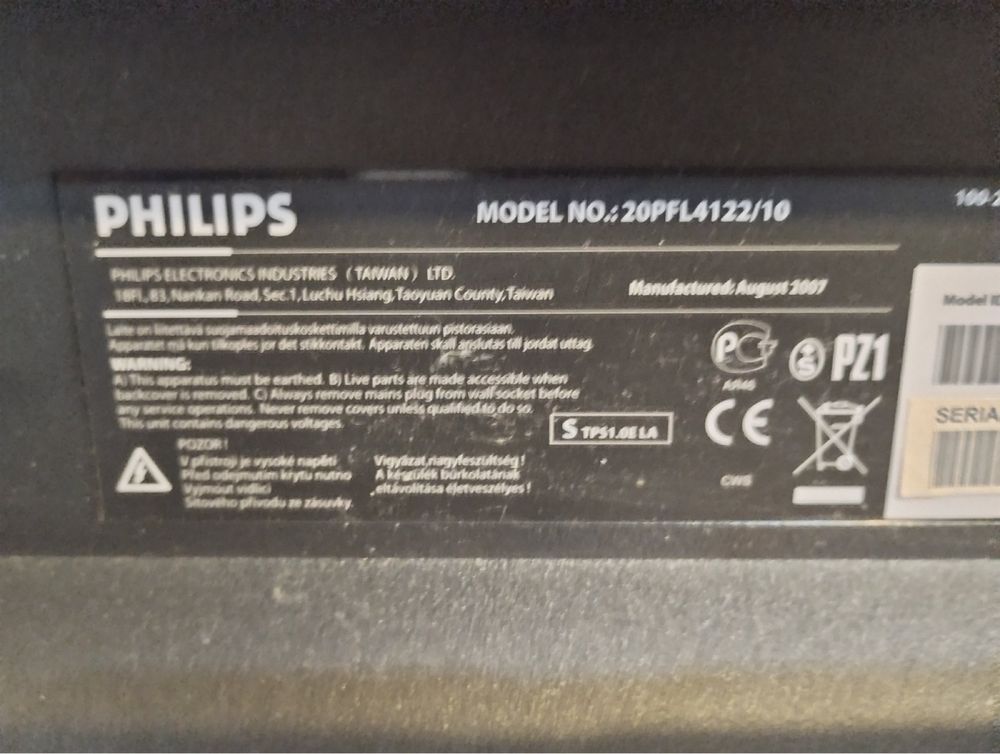 Телевізор Philips 20PFL4122/10