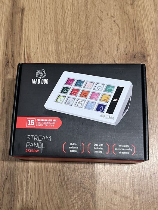 Panel streamingowy Mad Dog GK150w stream panel deck NOWY