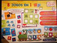8 Jogos em 1 - Aprende Jogando - Clementoni