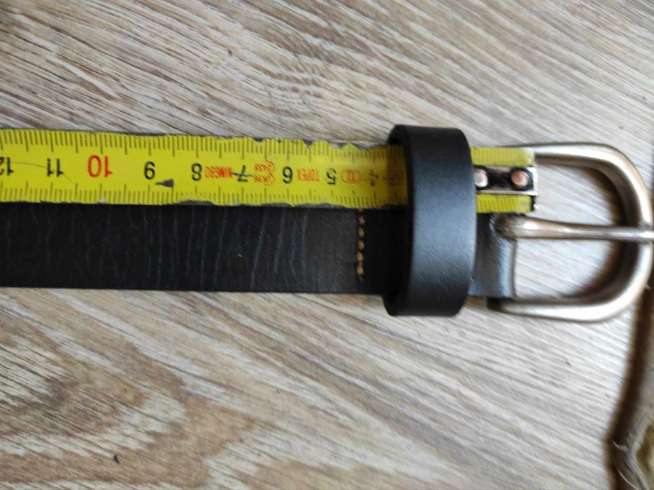 Брючный кожаный ремень б/у (подростковый) как новый