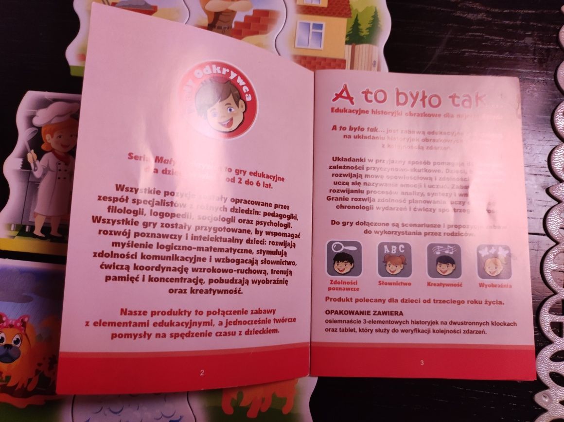 Puzzle edukacyjne A to było tak ...