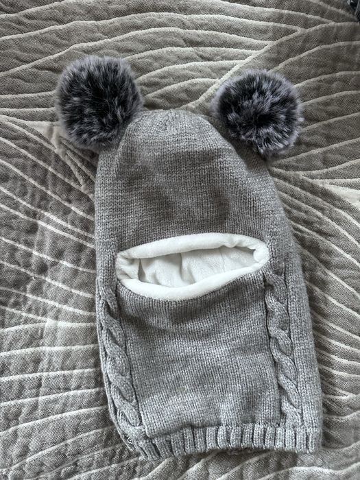 Тепла шапка снуд