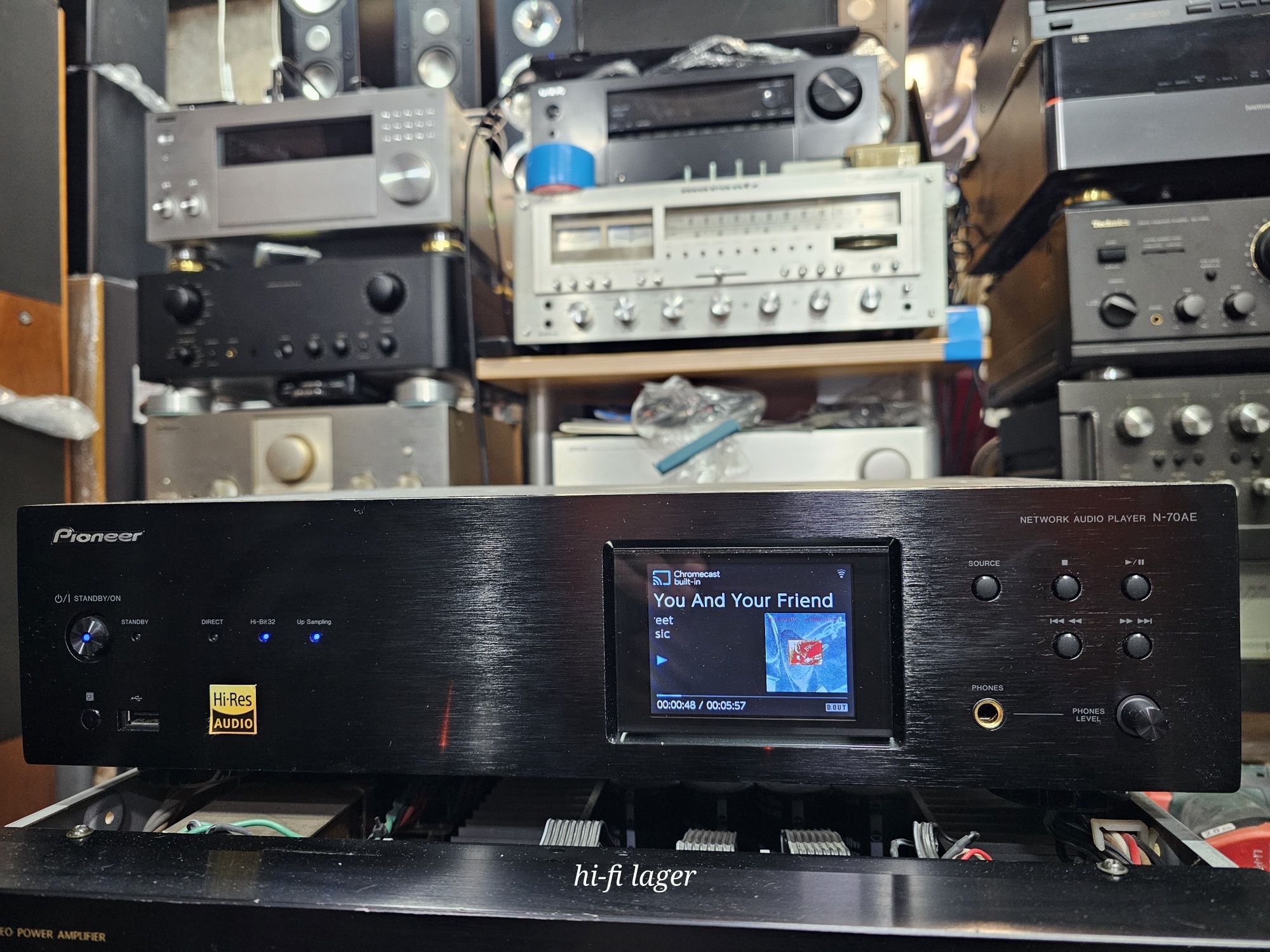 Мережевий програвач Pioneer N 70AE WiFi XLR Tuneln Radio Chromecast