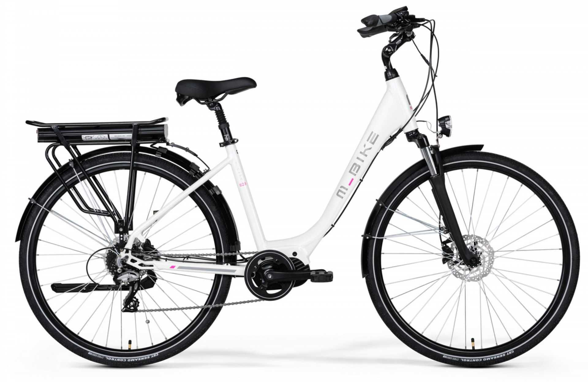 Rower elektryczny M-Bike e-City 828 - czarny lub biały